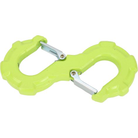 Crochet de treuil forme S acier carbone à attache rapide charge 6600 LBS crochet de traction manille de remorquage pour camions remorques tout-terrain (1/5)