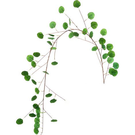 Feuilles artificielles de Noël à suspendre, réalistes et colorées (30 cm, vert/rouge/orange) (1/5)