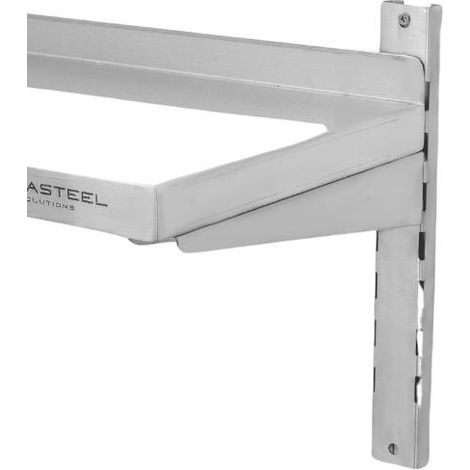 Etagère Murale en Inox sur Crémaillères - L 1000 x P 300 mm (1/5)