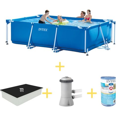 Rechteckiger Frame Pool - 300x200x75 cm - 4-teilig S21254