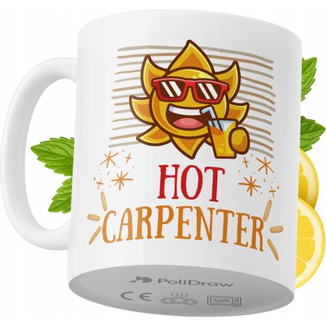 Mug humoristique pour charpentier, avec un texte amusant et un design graphique original. Idéal pour les anniversaires, les fêtes et les occasions spéciales. Mug premium pour la maison, le bureau et l
