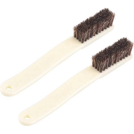 2pcs Brosse portable d'escalade et de blocage, brosse à craie longue poignée pour grimpeurs, nettoyage efficace des prises, accessoire essentiel pour l'escalade en salle et extérieur. (1/4)