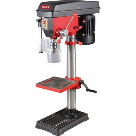 Valex Trapano a Colonna TR16RB Rosso 450W 12 Velocità Mandrino 16mm (1/2)