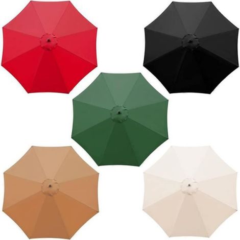 Toile de rechange pour parasol - - 3M - Vert encre - Étanche et anti-UV (1/4)