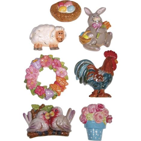 RAYHER - STAMPO PER COLATA - RISVEGLIO PRIMAVERILE - 7 MOTIVI 5,5-9cm23,2x18,3