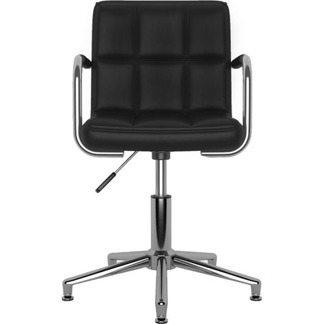 Maison Exclusive - Esszimmerstühle 4 Stk. Drehbar Schwarz Kunstle