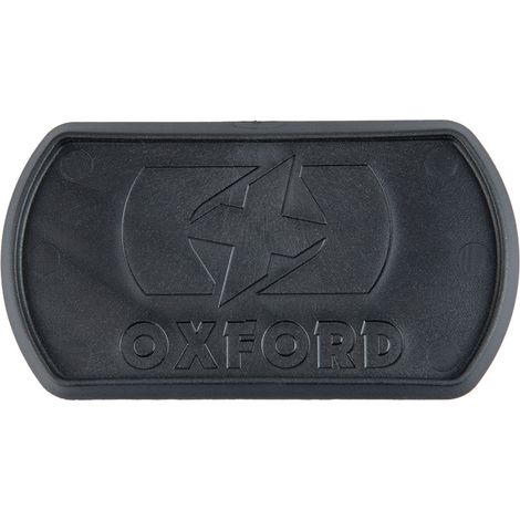 Almohadilla grande de tela Oxford negra para caballete de motocicleta chopper/custom/deportiva (1/3)