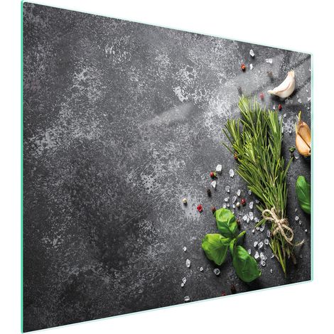 PLANCHE À DÉCOUPER EN VERRE 52x40 ÉPICES (1/5)