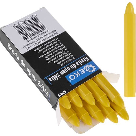 Gesso impermeabile per pneumatici, giallo, 12x110 mm - set...
