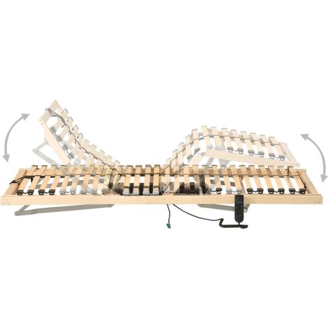 Maison Exclusive - Lattenrost Elektrisch mit 28 Latten 7 Zonen 70