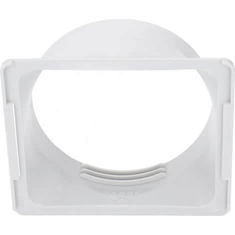 Adaptateur de Climatiseur Portable, Connecteur de Tuyau d'Échappement Carré à Rond, 15 cm, Accessoire de Fenêtre pour Unité AC (1/5)