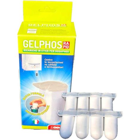 KIT 8 RICARICHE ""GELPHOS RAPID"" PER DOSATORE DOSAPHOS 12-15 Mq