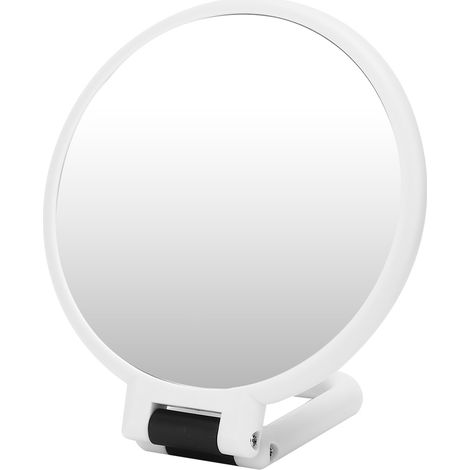 Miroir de maquillage double face portable, grossissement x5, pliable, pour la maison et les voyages (1/5)