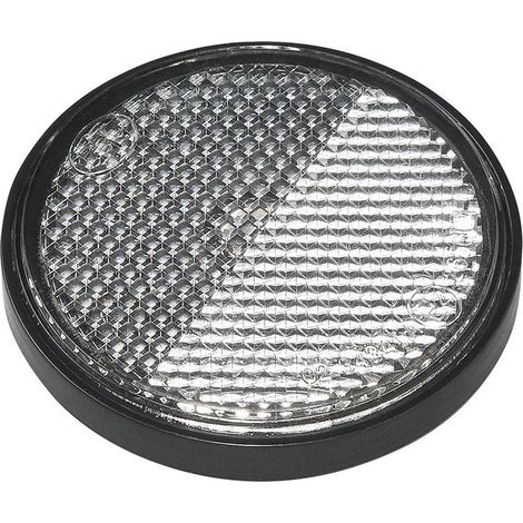 Reflector blanco 58mm autoadhesivo con placa base