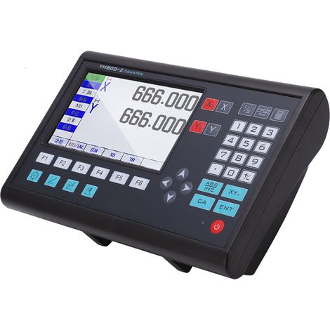 Affichage Digital 2 Axes Compteur Linéaire LCD Précision Élevée Codeur Incrémental TTL Fraiseuse Prise UE 250V (1/5)