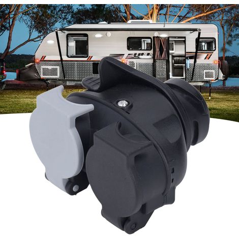 Connexion d'alimentation de remorque 12V : adaptateur 13 broches vers 7 broches (13 broches vers deux 7 broches 12N et 12S) (1/5)
