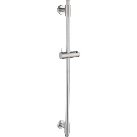 YMYNY Barre de douche barre de douche acier inoxydable SUS 304 barre murale douche support de pomme de douche support de douche tige pomme de douche réglable 78 CM brossé (1/4)