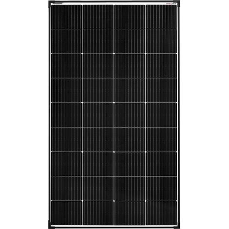 Panneau Solaire Monocristallin 210W 12V, cellules 182 mm, 10 busbars – Idéal pour camping-car, installation balcon, abri de jardin, bateau (1/5)