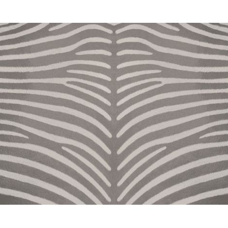 papier peint panoramique peau de zèbre gris - Origin Wallcoverings (1/5)