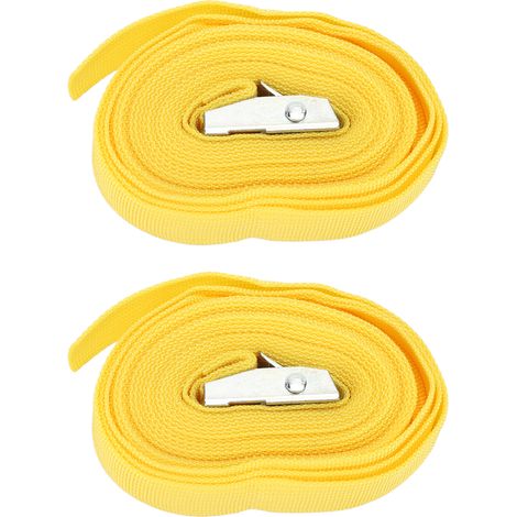 Sangle de transport 25mm avec boucle en zinc pour bagages et équipements - Longueur 3m / 9.8 pieds
