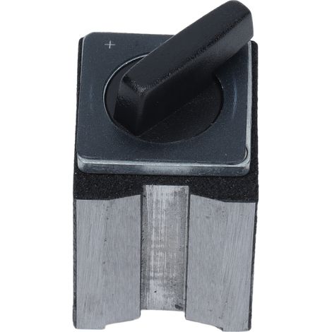 Base magnétique robuste supportant une charge de 30 kg, réglable et résistante à la corrosion, pour comparateur à cadran. (1/5)