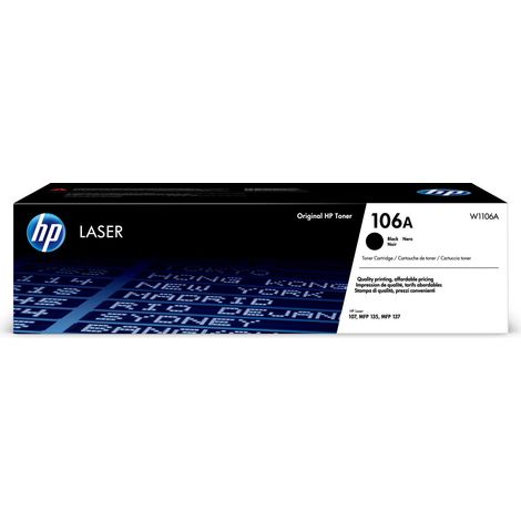 HP 106A Schwarz Original Laser Tonerkartusche