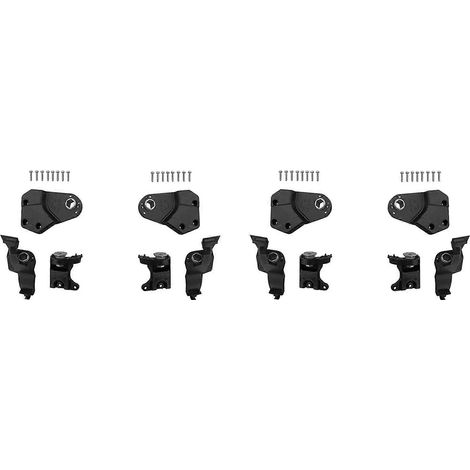 2 paires de kits de réparation de supports de phares de voiture avec vis A2138202200 A2138202300 pour Mercedes Benz E W213 W238 2016-2020 (1/5)