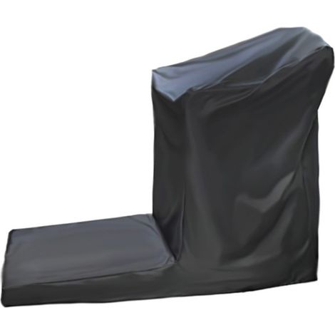 Housse imperméable pour tapis roulant, non pliable, avec fermeture éclair et cordon de serrage - Noire, 168 x 76 x 140 cm