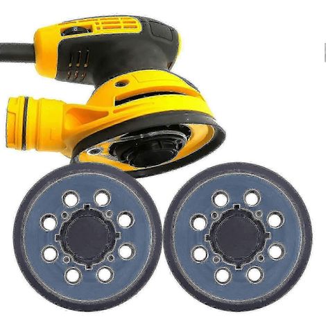 Lot de 2 plateaux de rechange pour ponceuse orbitale Dewalt DWE64233 et N329079, disques de ponçage auto-agrippants de 12,7 cm (5 pouces) à 8 trous, compatibles avec le modèle DWE6421-B. (1/5)