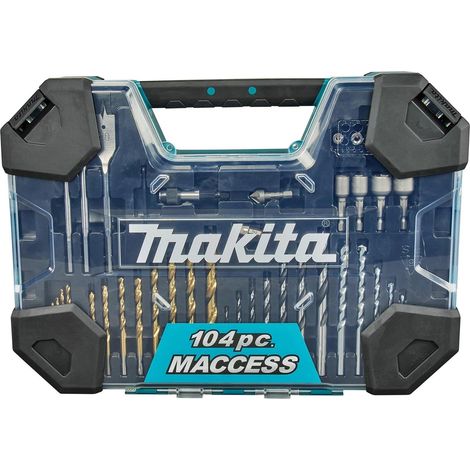 Makita Juego de brocas y puntas para destornillador 104 piezas