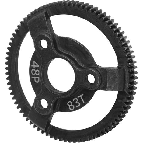 48P Zahnkrone aus gehärtetem Stahl, kompatibel mit dem 83T Upgrade-Kit für Traxxas Slash 2WD 1/10 RC-Car. (1/4)