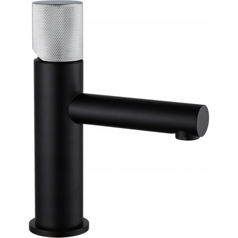 Mexen Elba One Waschtischbatterie, Schwarz/Chrom - 74101-77 (1/2)