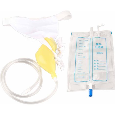 Sac collecteur d'urine en latex pour adultes, urinoir avec poches urinaires pour hommes âgés et femmes 1 (1/5)