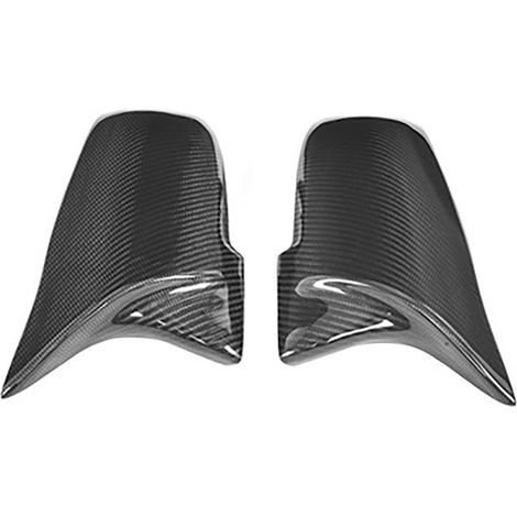 pair of horn-shaped carbon fiber mirror caps, suitable for BMW 4 Series F20 F30 F32 F33 F36. (1/5)