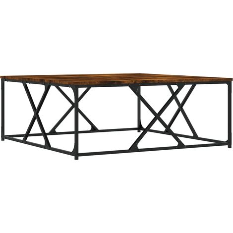Maison Exclusive - Tavolino da Salotto Rovere Fumo 100x100x40 cm Legno Multistrato