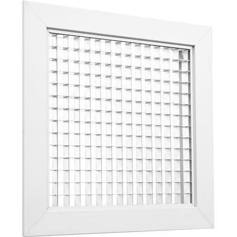 Grille de reprise à mailles fixes blanc 1340 à 2650 m3/h D 500 x 300 mm S&P 850979