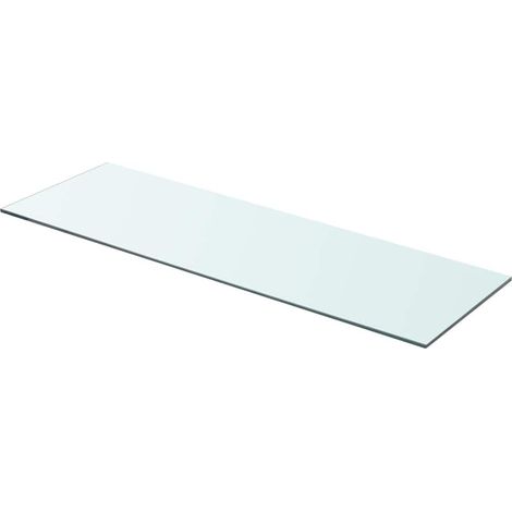 Maison Exclusive - Regalböden 2 Stk. Glas Transparent 80x25 cm (1/4)