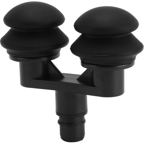Tête de massage musculaire 18mm en silicone doux, coussin double air pour fascia, favorise la circulation, embout de pistolet de massage (1/5)