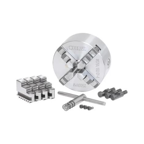 Mandrino tornio autocentrante FERVI M079A/160/D1-4 - 4+4 griffe - Ø 160 mm - CAMLOCK D1-4 - ghisa