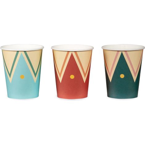 Bicchieri da circo, colorati, 220 ml, 6 pezzi (1/4)