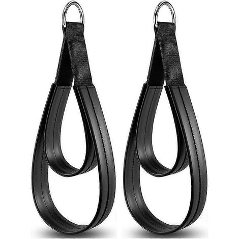 Lot de 2 sangles de Pilates, sangles de Pilates à double boucle pour Reformer, sangles de fitness à anneau en D, double rembourrage 2025 (1/5)