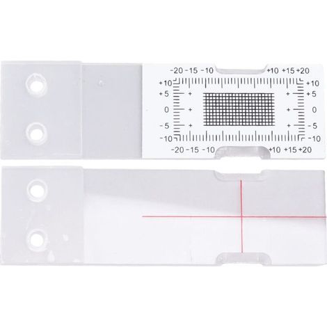 Instrument de Mesure des écarts en Acrylique. Pied à Coulisse de Comparaison des Fissures d'angle pour la Surveillance des Fissures du Bâtiment et du Béton (1/4)
