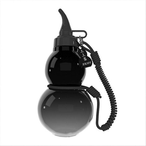 Retro-Wasserflasche in Form einer chinesischen Kalebasse, 800 ml, dekorativ, tragbarer Behälter für Reisen und den täglichen Gebrauch, traditionelles Design, 800 Milliliter Fassungsvermögen (1/5)