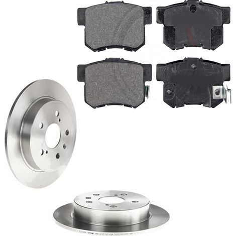 KIT FRENI POSTERIORI compatibile con FIAT SEDICI (189) - DISCHI + PASTIGLIE OEM: FDB956 / DDF2067C /SOSTITUZIONE DIRETTA/BASSA POLVERE/SILENZIOSO (1/5)