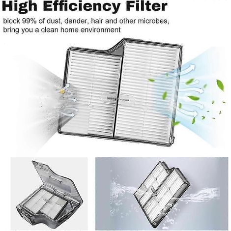 Staubbehälter mit HEPA-Filter für Roborock Saros 10/G30/S9 Maxv Ultra Staubsauger Ersatzteile T Edition 0710 (1/4)