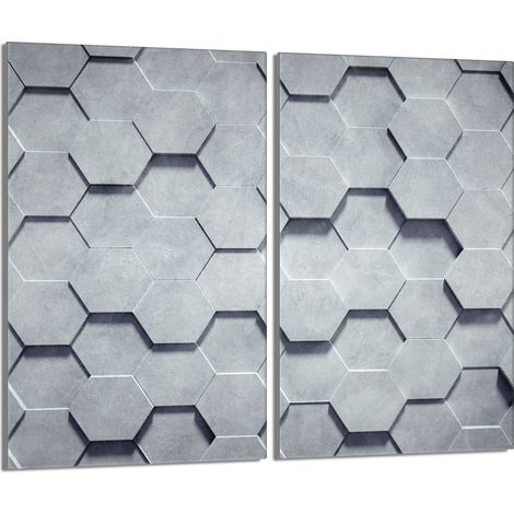 Placa protectora de vidrio para la estufa 2x30x52 Patrón (1/5)