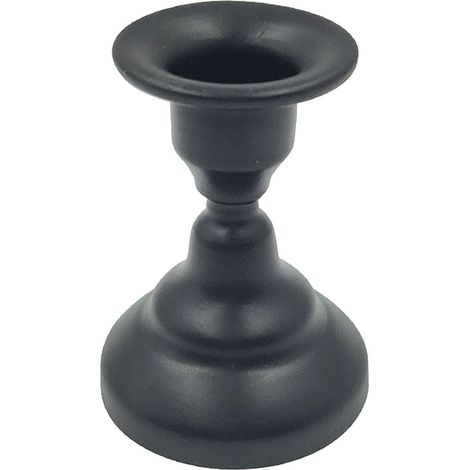 Chandelier En Fer - Support À Bougie Ronde Géométrique - Pour Cheminée Bureau Décoration Intérieure - 1 Pièce (1/5)