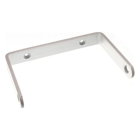 One Stop DIY Dérouleur de papier toilette en aluminium avec ressort noir et vis (1/2)