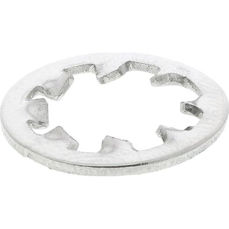 Rondelle antivibration à dents internes, pour vis M8, Acier Inoxydable A2 304 ( Prix pour Sachet de 100 ) (1/2)