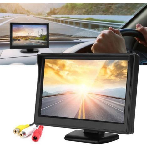 Moniteur, Caméras de surveillance TFT Caméra de surveillance, Rétroéclairage HD Moniteur LCD pour inverser le stationnement